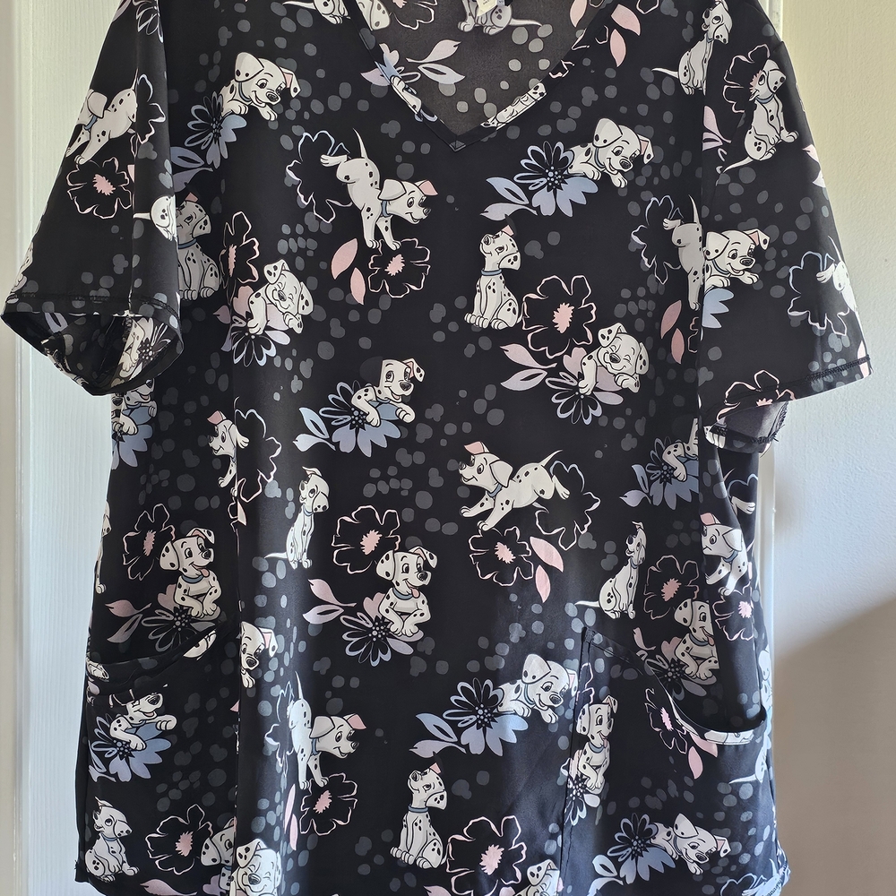 Disney 101 Dalmatians Scrub Top